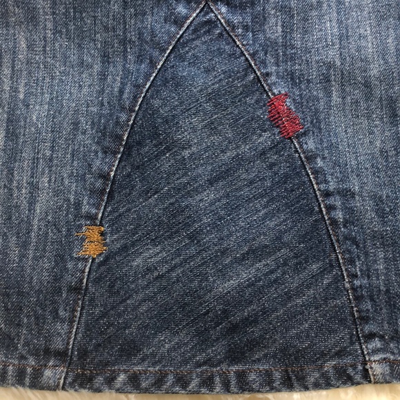 A/X ARMANI EXCHANGE jean skirt. - Picture 7 of 16